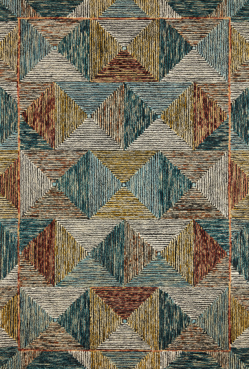 media image for Spectrum Rug in Lagoon / Spice by Loloi II 217