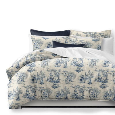 product image of archamps toile blue bedding by 6ix tailors arc clg blu cmf fd 3pc 1 564