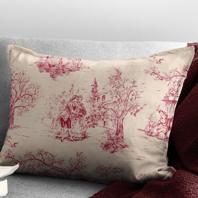 product image for archamps toile red bedding by 6ix tailors arc clg red cmf fd 3pc 12 76