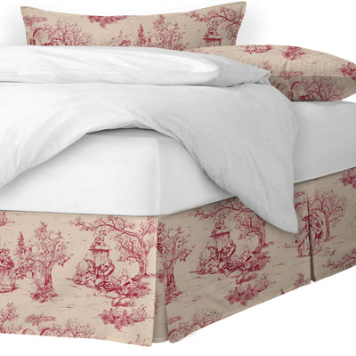 product image for archamps toile red bedding by 6ix tailors arc clg red cmf fd 3pc 7 10