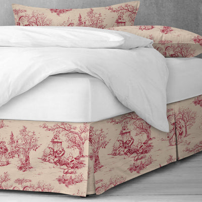 product image for archamps toile red bedding by 6ix tailors arc clg red cmf fd 3pc 8 95