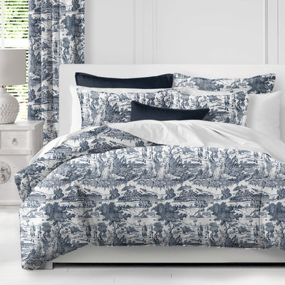 product image for beau toile blue bedding by 6ix tailors bea ger blu cmf fd 3pc 14 98