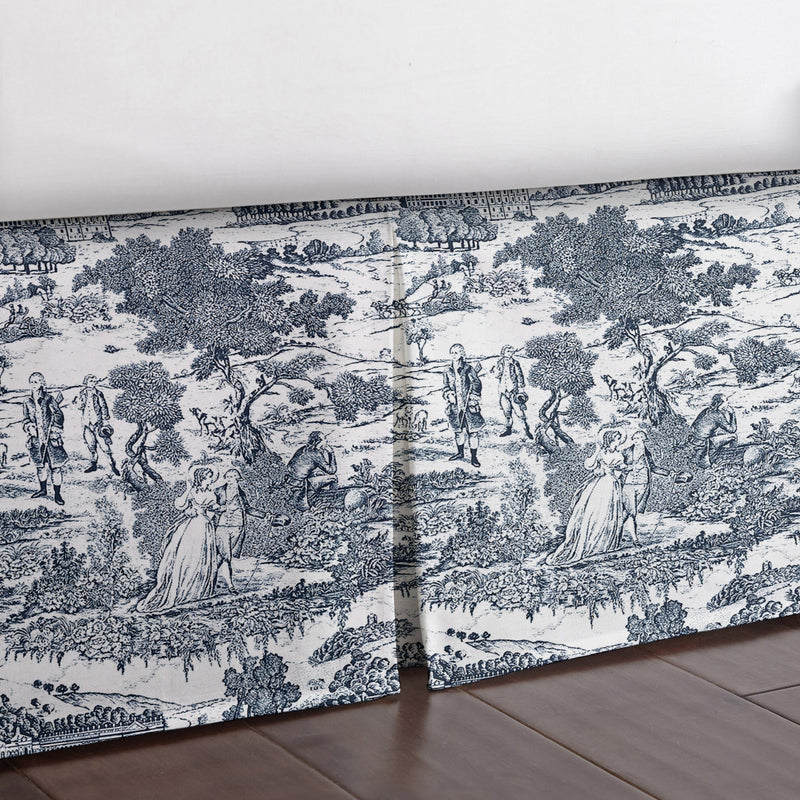 media image for beau toile blue bedding by 6ix tailors bea ger blu cmf fd 3pc 9 288