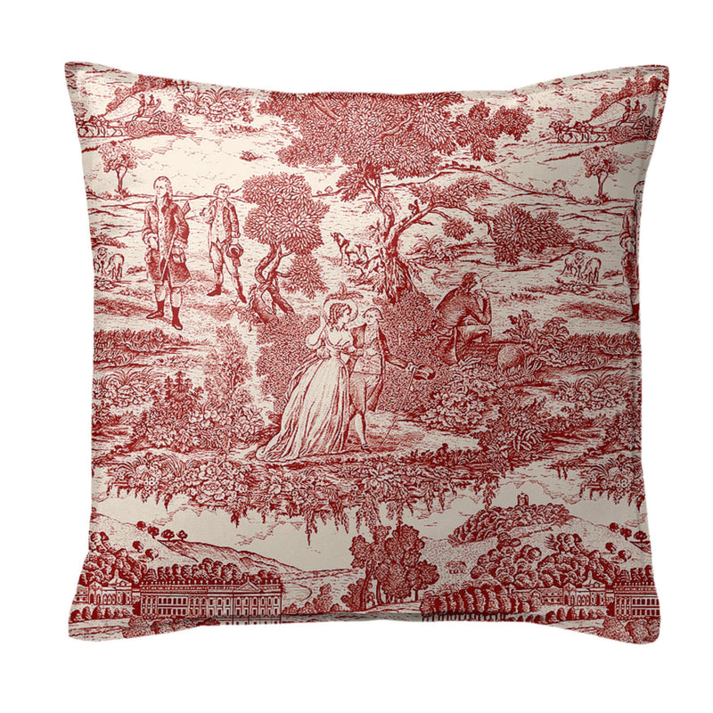 media image for beau toile red bedding by 6ix tailors bea ger red cmf fd 3pc 2 275