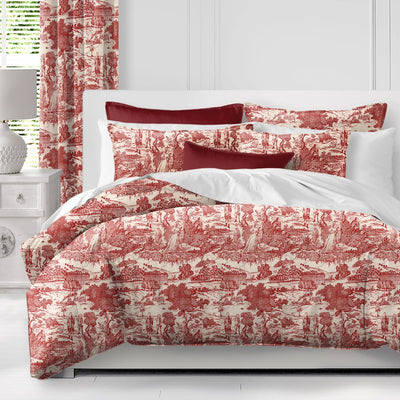 product image for beau toile red bedding by 6ix tailors bea ger red cmf fd 3pc 14 17
