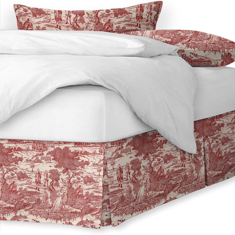 media image for beau toile red bedding by 6ix tailors bea ger red cmf fd 3pc 7 273