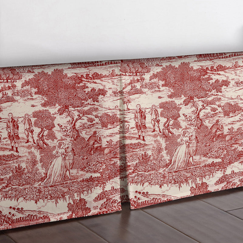 media image for beau toile red bedding by 6ix tailors bea ger red cmf fd 3pc 9 213