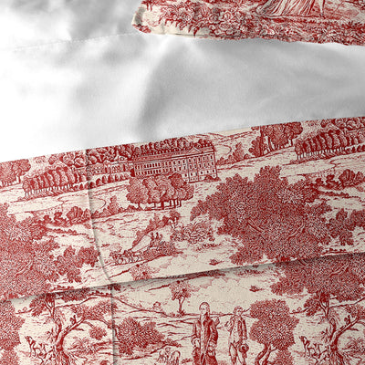 product image for beau toile red bedding by 6ix tailors bea ger red cmf fd 3pc 5 47