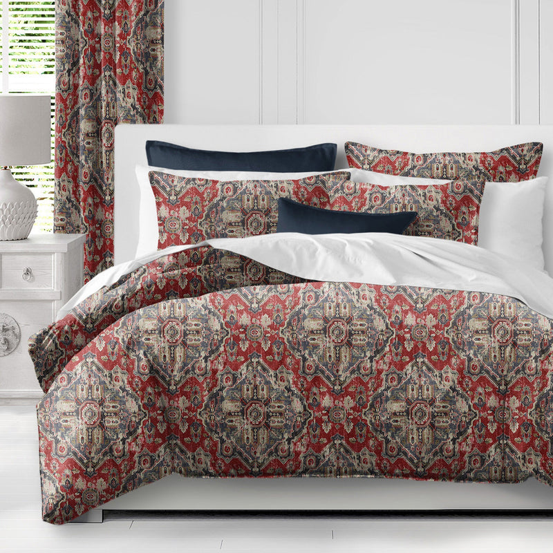 media image for charvelle red blue bedding by 6ix tailors cha chr red cmf fd 3pc 14 257