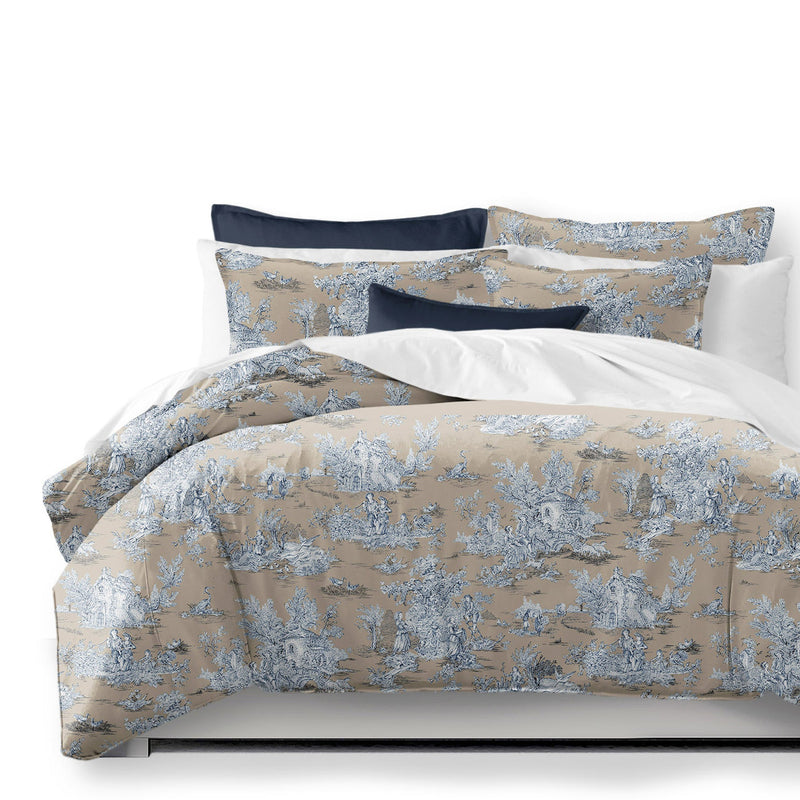media image for chateau blue beige bedding by 6ix tailors ctu cht blu cmf fd 3pc 1 259