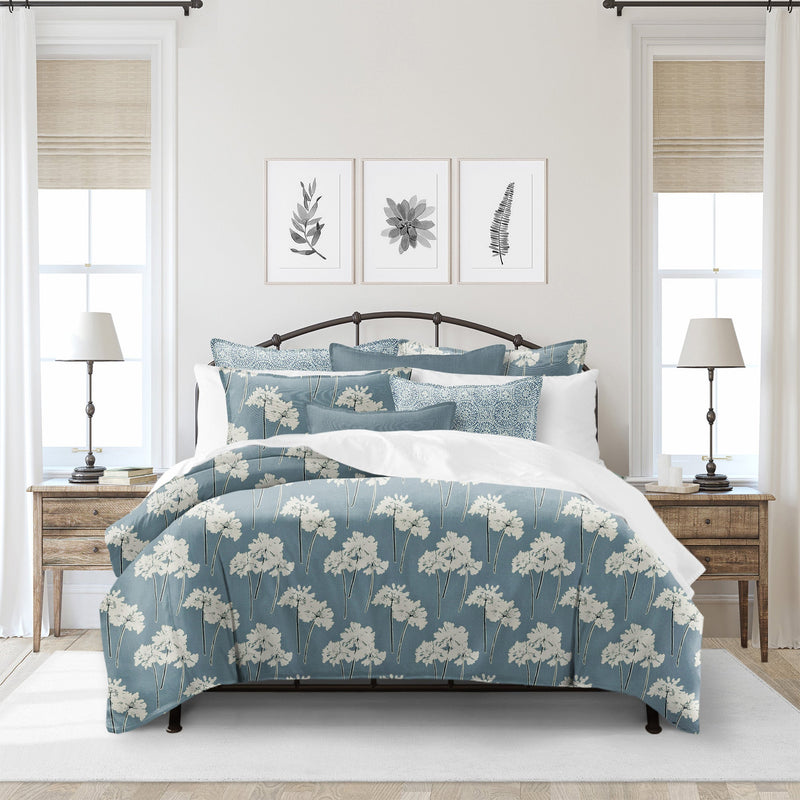 media image for summerfield blue bedding by 6ix tailor smf flo blu bsk tw 15 15 294