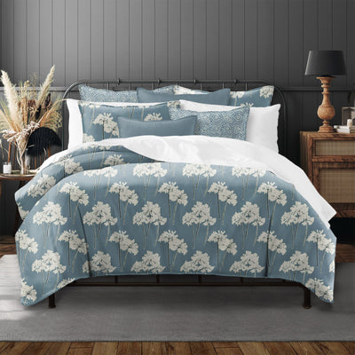 product image for summerfield blue bedding by 6ix tailor smf flo blu bsk tw 15 14 82