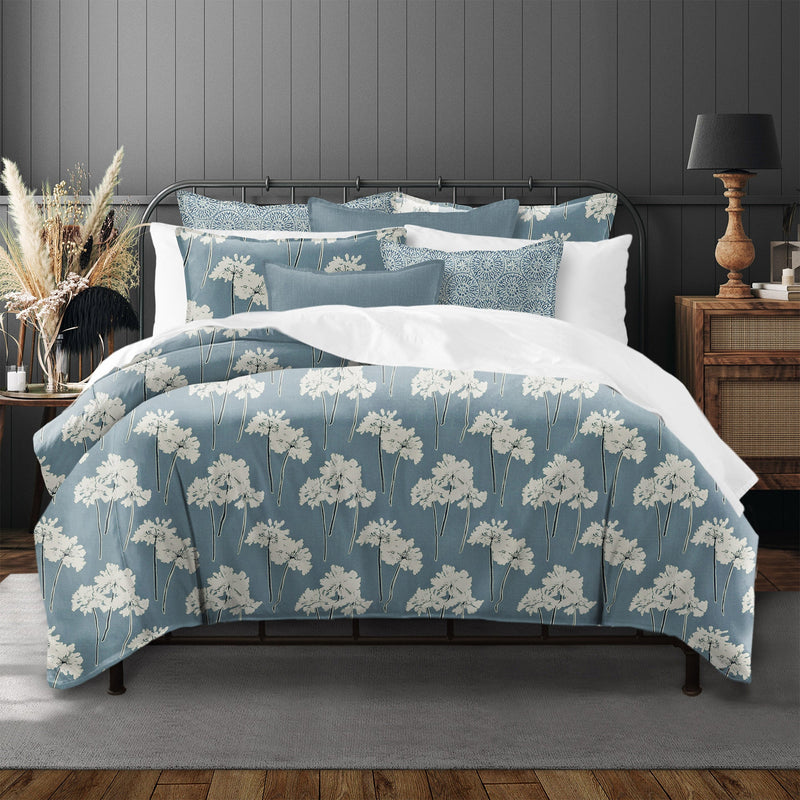 media image for summerfield blue bedding by 6ix tailor smf flo blu bsk tw 15 14 273