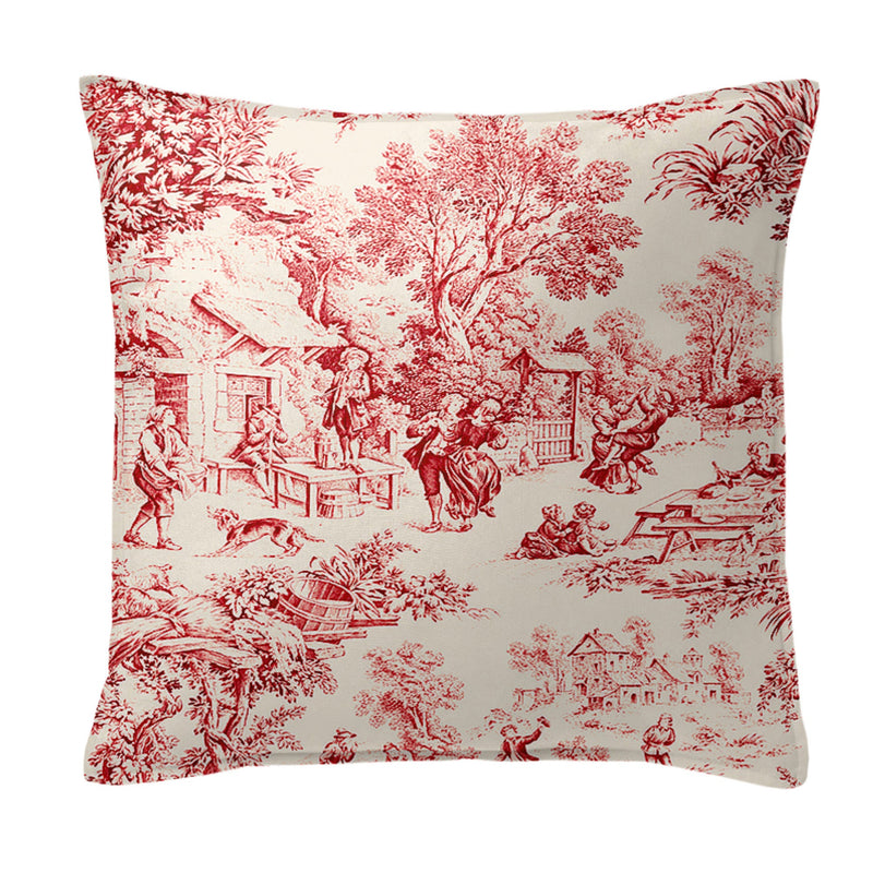 media image for maison toile red bedding by 6ix tailors mai gen red cmf fd 3pc 2 225