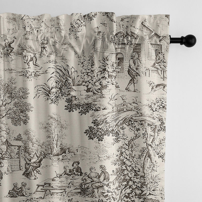 media image for maison toile sepia drapery by 6ix tailors mai gen sep pp 20108 pr 1 293