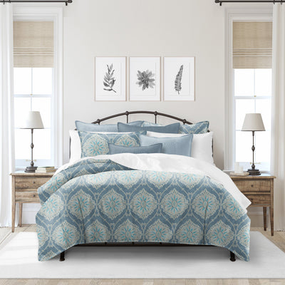 product image for bellamy blue bedding by 6ix tailor bmy mor blu bsk tw 15 15 12