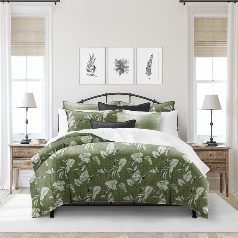 media image for tropez green bedding by 6ix tailor trp ram gre bsk tw 15 15 224