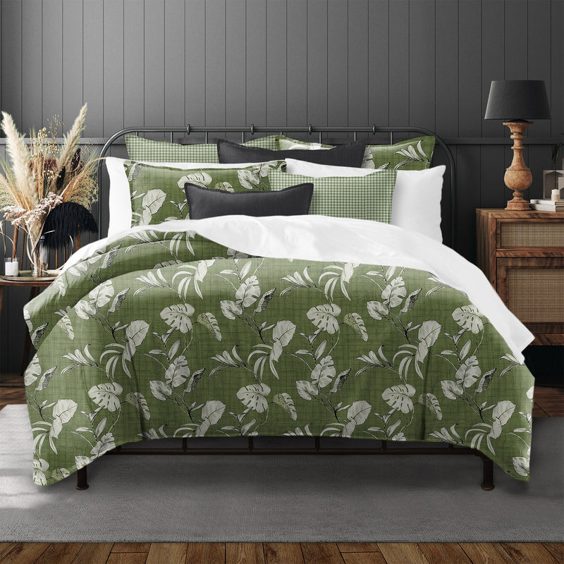 media image for tropez green bedding by 6ix tailor trp ram gre bsk tw 15 14 276