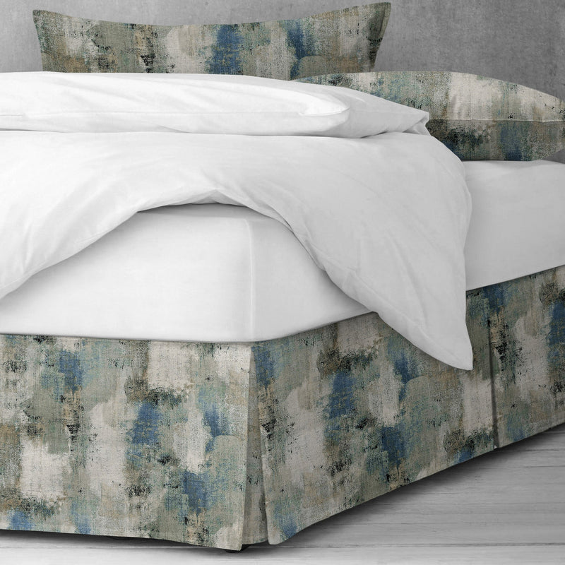 media image for thiago linen dark denim blue bedding by 6ix tailors thi pol blu cmf fd 3pc 8 248