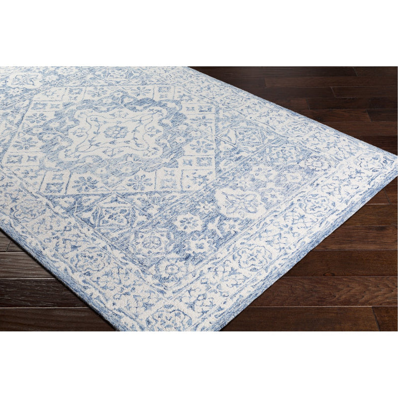 media image for Serafina SRF-2018 Hand Tufted Rug in Pale Blue & Ivory by Surya 263