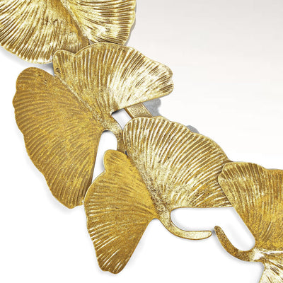 product image for gold gingko leaf wall mirror 2 50