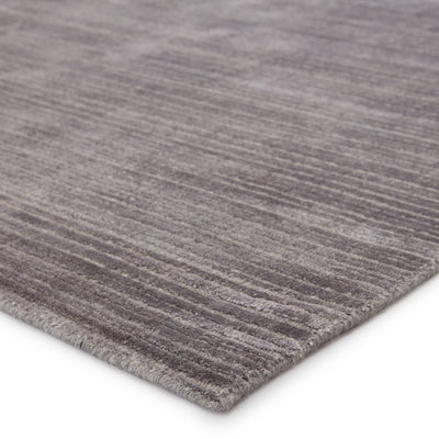 product image for Gradient Handmade Solid Rug in Gray & Silver 58