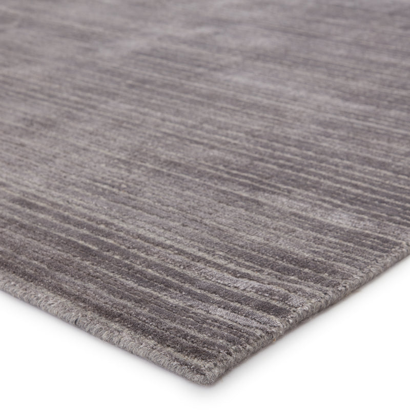 media image for Gradient Handmade Solid Rug in Gray & Silver 25