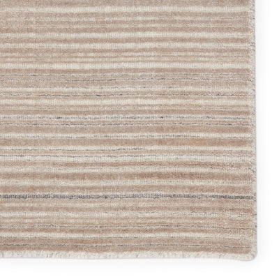product image for Gradient Handmade Solid Rug in Gray & Light Taupe 96