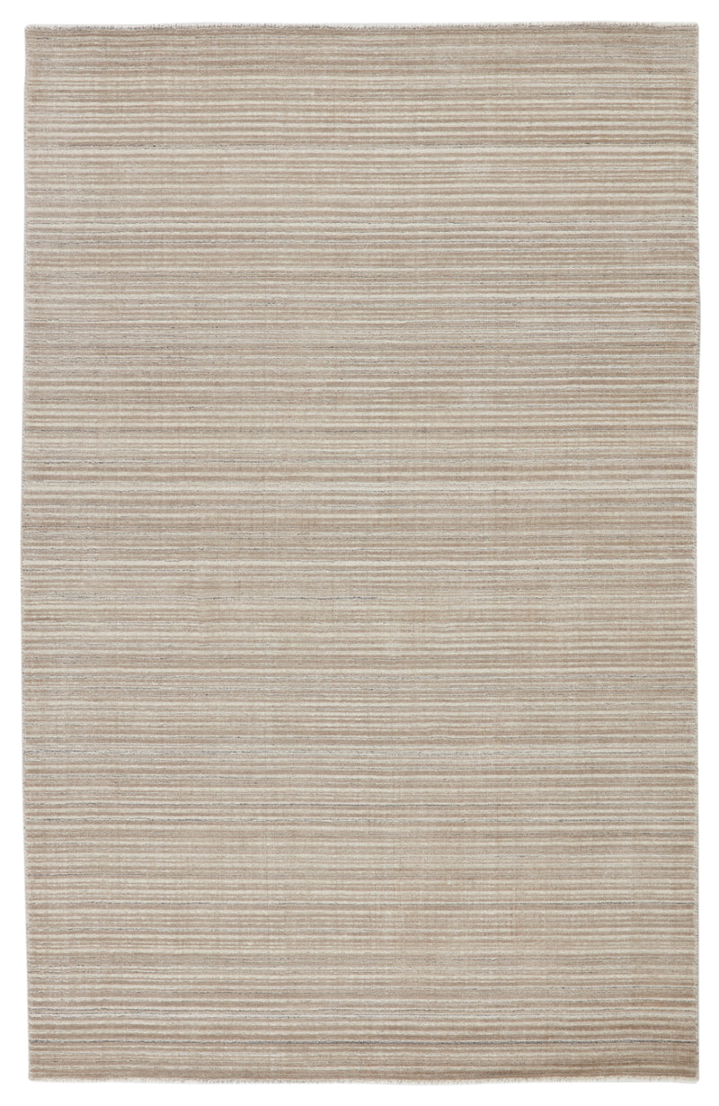 media image for Gradient Handmade Solid Rug in Gray & Light Taupe 228