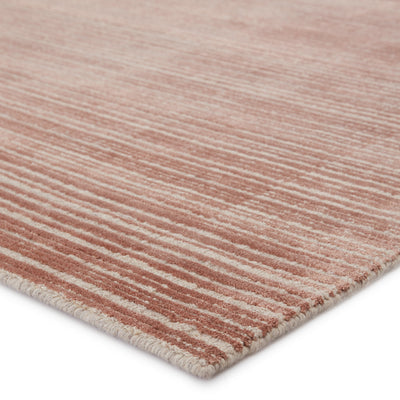 product image for Gradient Handmade Solid Rug in Dark Pink & Cream 25