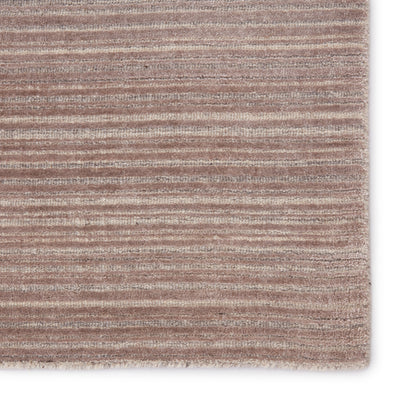 product image for Gradient Handmade Solid Rug in Light Taupe & Gray 97