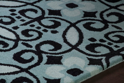 product image for stella blue black hand tufted wool rug by chandra rugs ste52211 576 3 79
