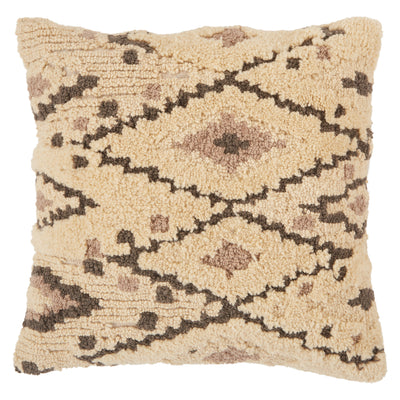 product image for Sidda Tribal Pillow in Cream & Dark Gray 72
