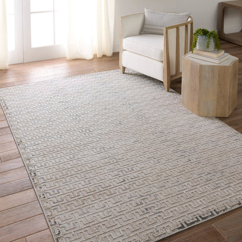 media image for baxley geometric gray beige area rug by jaipur living rug155955 4 217