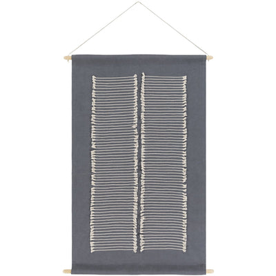 product image for Savion SVI-1003 Woven Wall Hanging in Charcoal & Cream by Surya 1