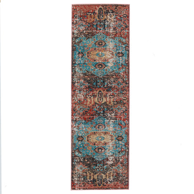 product image for Swoon Presia Indoor/Outdoor Red & Teal Rug 1 83