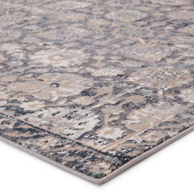 product image for Izar Oriental Rug in Gray & Beige 4