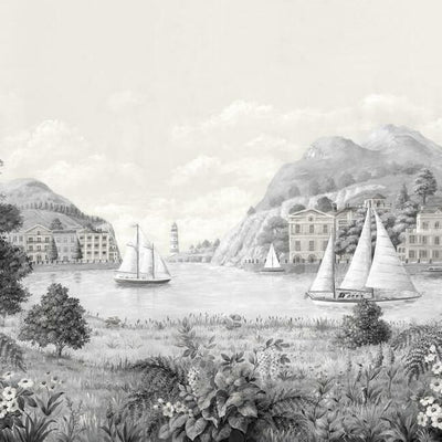 product image of Safe Harbor Wall Mural in Grey and Neutral from the Murals Resource Library by York Wallcoverings 514