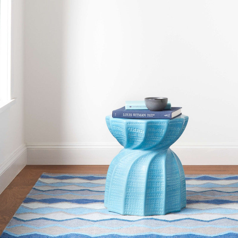 media image for safety net blue handwoven indoor outdoor rug by dash albert da1946 23 4 244