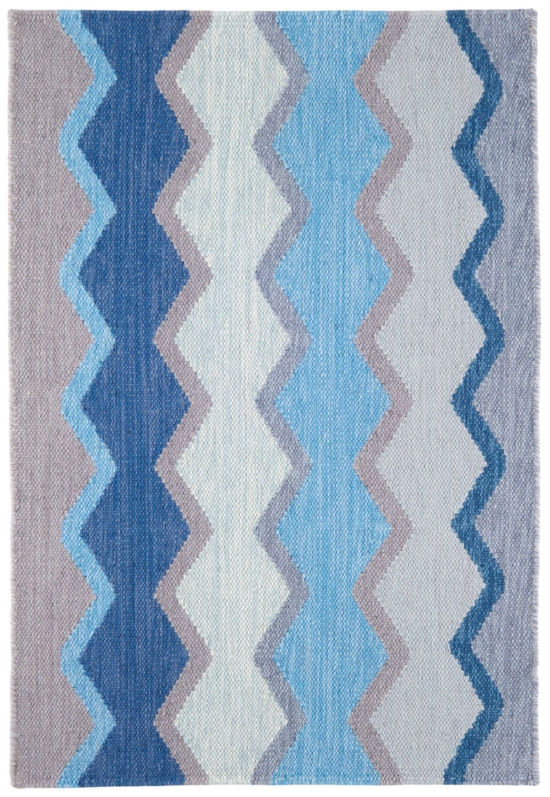 media image for safety net blue handwoven indoor outdoor rug by dash albert da1946 23 1 245
