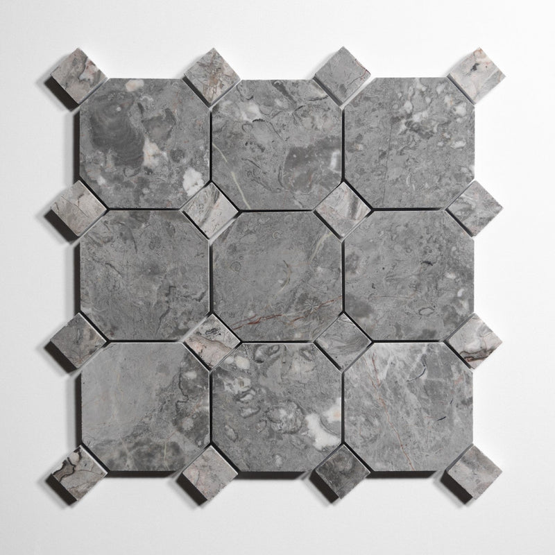 media image for Sage Gray Accent Crema Tile Sample 23