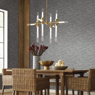 product image of Sand Crest Wallpaper in Silver from the Botanical Dreams Collection by Candice Olson for York Wallcoverings 511