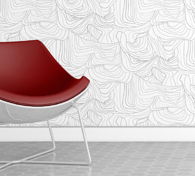 product image for Sandstone Wallpaper in Silver Rock design by Jill Malek 8