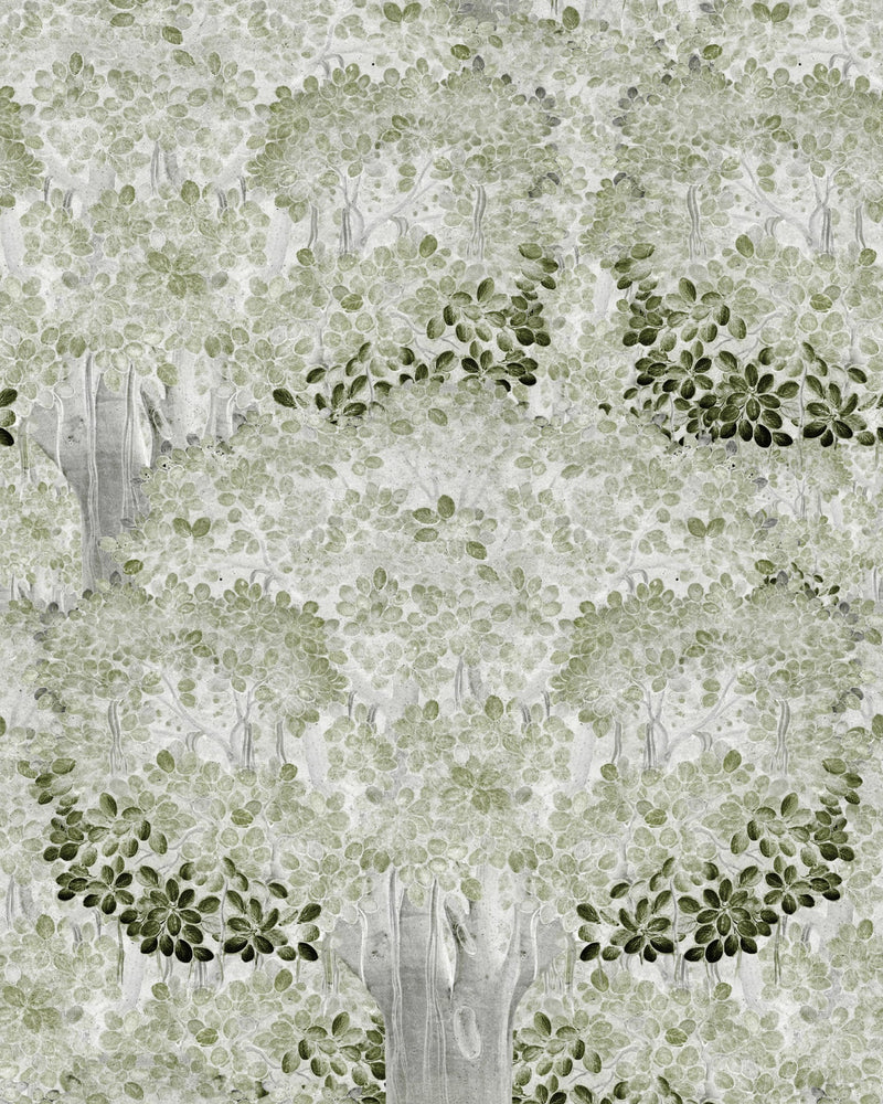 media image for Savage Leaves Wallpaper in Neutral from the Wallpaper Compendium Collection by Mind the Gap 252