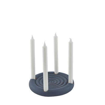 product image for savi advent candleholder midnight blue 1 38
