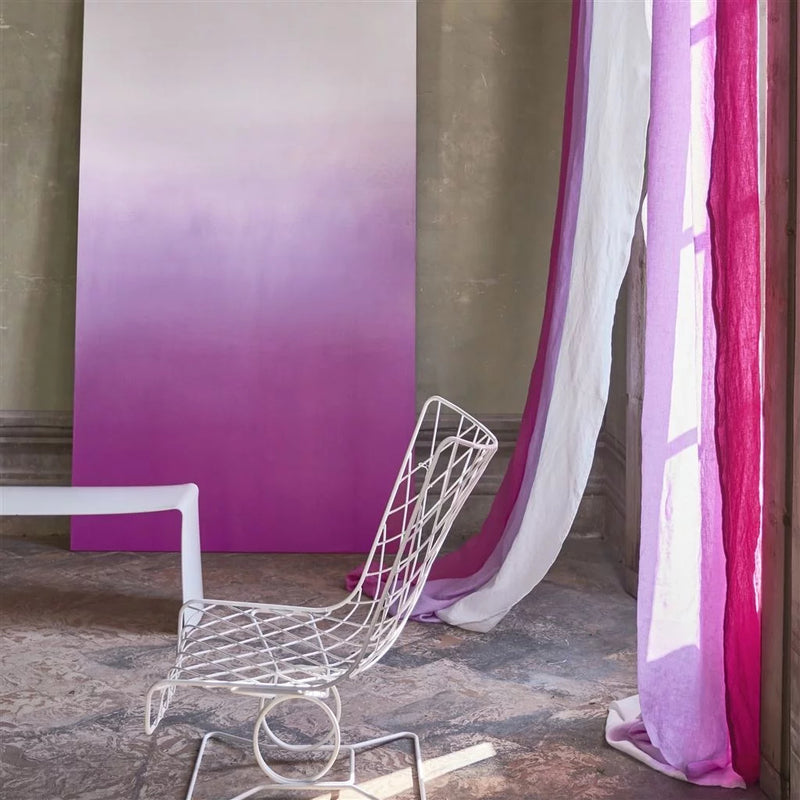 media image for Savoie Wall Mural in Fuchsia from the Mandora Collection by Designers Guild 258