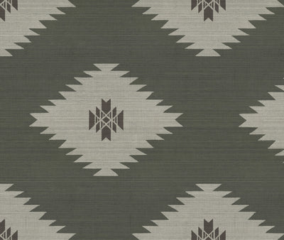 product image of sample sawtooth grasscloth wallpaper in flintstones by abnormals anonymous 1 528