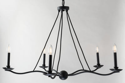 product image for sawyer 6lt chandelier by troy lighting 3 51