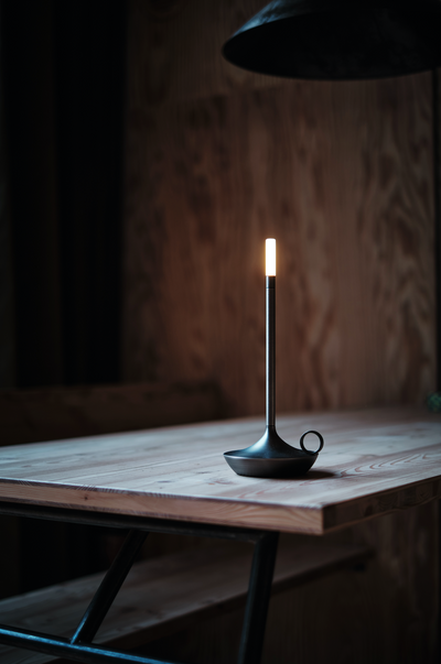 product image for wick portable table light in graphite 2 83