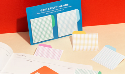 product image for grid sticky memos in warm 3 83